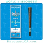 PRESIDENTIAL  INFUSED MOONROCK BLUNT TROPICAL (Indica) (INFUSED)