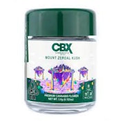 CBX MOUNT ZEREAL KUSH FLOWER STRAIN 3.5G HYBRID