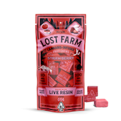 LOST FARM CHEWS STRAWBERRY 100MG GG4 (CHEW)