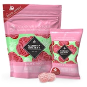 GARDEN SOCIETY CBD CALM & FOCUS GUMMY SPARKLING STRAWBERRY ROSE 1:5 THC/CBD (GUMMY)