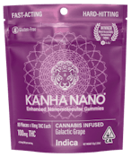 KAHNA GALACTIC GRAPE 100MG  INDICA NANO INFUSED (GUMMY)