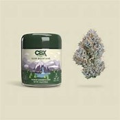 CBX  KUSH MOUNTAINS FLOWER STRAIN 3.5G HYBRID