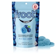 FROOT GUMMIES BLUE RAZZ DREAM 100MG (GUMMY)