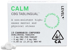 LEVEL TABLINGUAL CALM CBG (TABLET)
