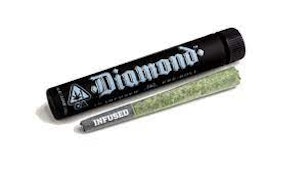 HEAVY HITTERS VELVET 1G INFUSED DIAMOND PRE ROLL SATIVA