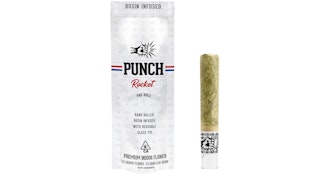 PUNCH EXTRACTS GUSH MINTZ X STRAWBERRY BANANA ROCKET ROSIN PREROLL  1.6G