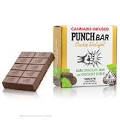 PUNCH MINT DARK CHOCOLATE WITH CHOCOLATE COOKIE DELIGHT 100MG
