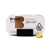 BREEZ  EXTRA STRENGTH TABLET TINS (RECOVERY, 1000 MG CBD)