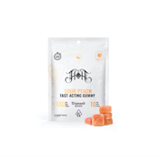 HEAVY HITTERS SOUR PEACH FAST ACTING GUMMY 100MG SATIVA