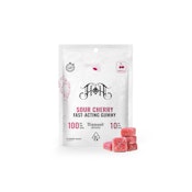 HEAVY HITTERS SOUR CHERRY FAST ACTING GUMMY 100MG INDICA
