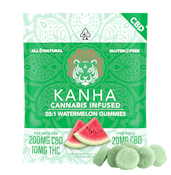 KANHA WATERMELON 20:1 (20MG CBD, 1MG THC) (GUMMY)