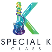 SPECIAL K GLASS GLOW IN DARK/DICHRO BONG