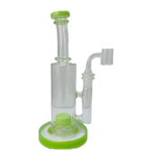 DELUXE GLASS RECYCLER W/ SEED OF LIFE PERC (SLYME)